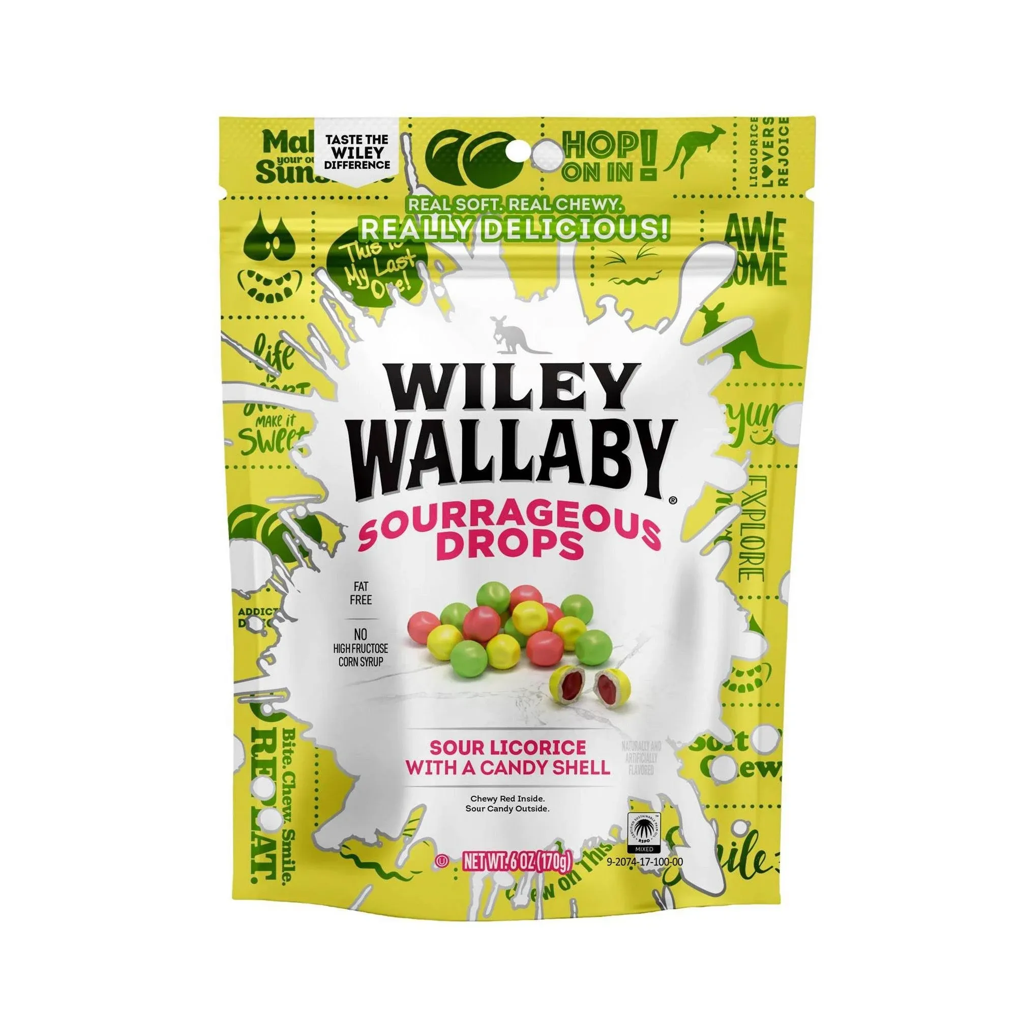 Wiley Wallaby Sourrageous Drops