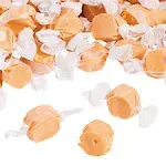 Orange Salt Water Taffy, Candy Buffet, Graduation, Wedding, 193 Pieces