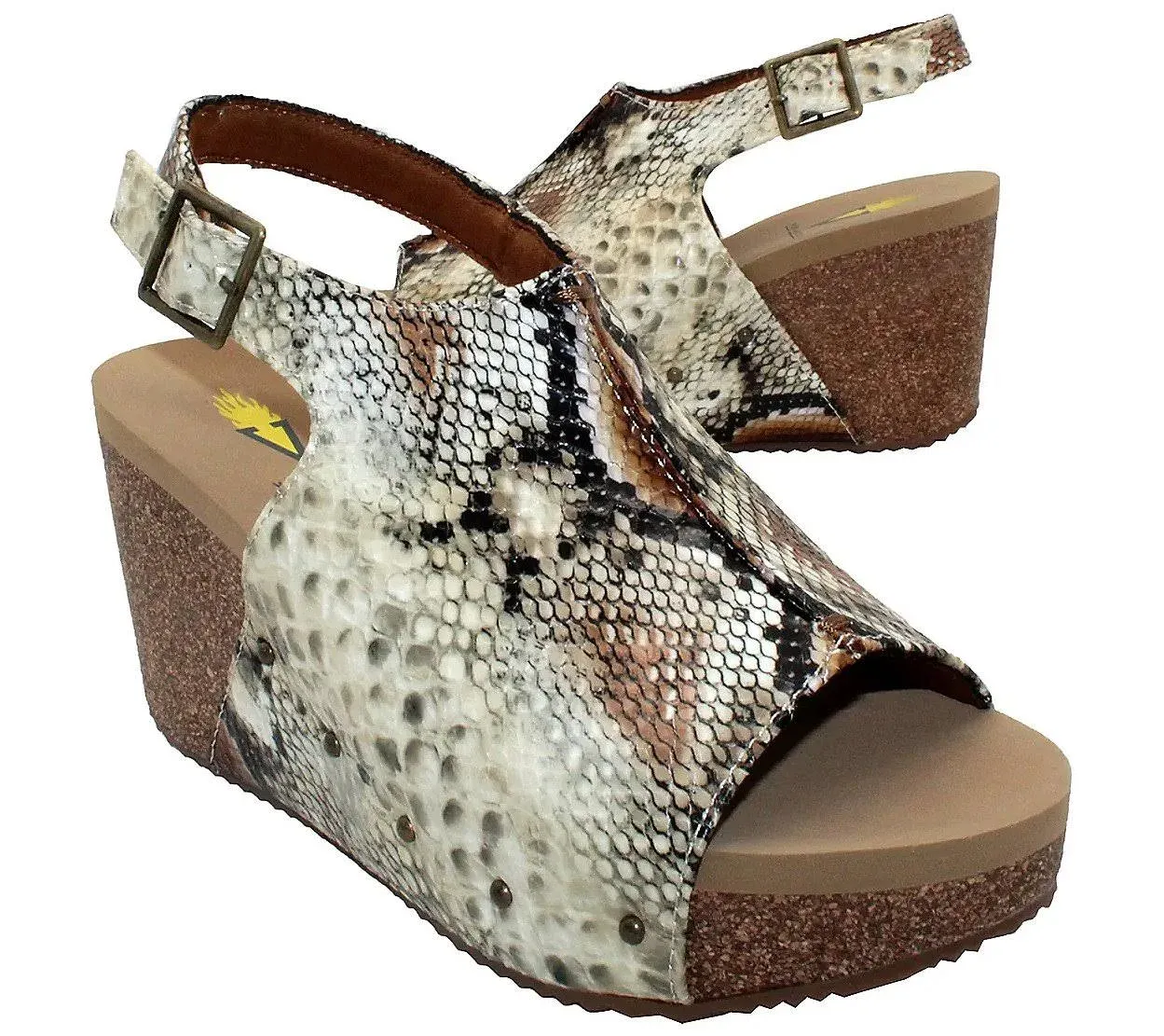 VOLATILE Women's Riverside Criss Cross Sandal Wedge