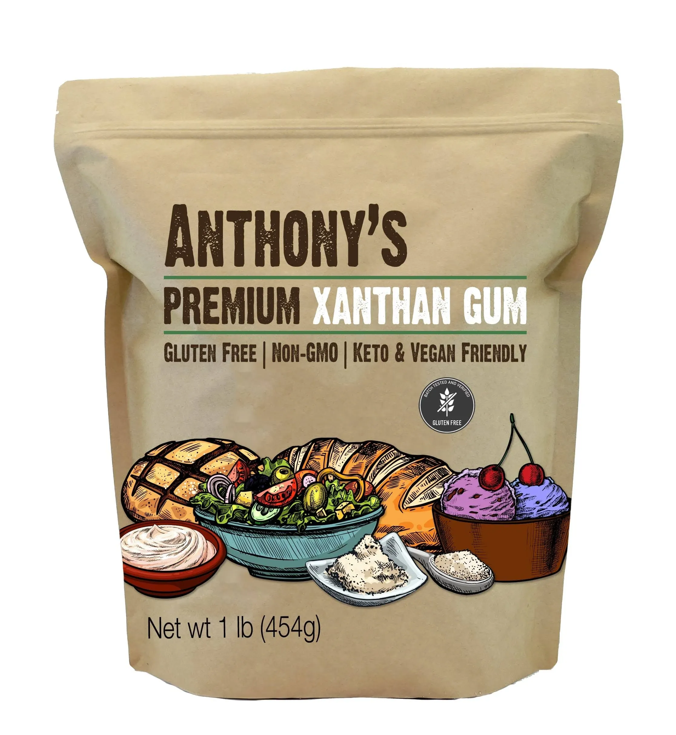 Anthony's Premium Xanthan Gum 8 Ounce