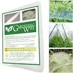 Gardeningwill Mosquito Bug Insect Bird Net Barrier Hunting Blind Garden Netting for Protect Your Plant Fruits Flower (10ft x 50ft)