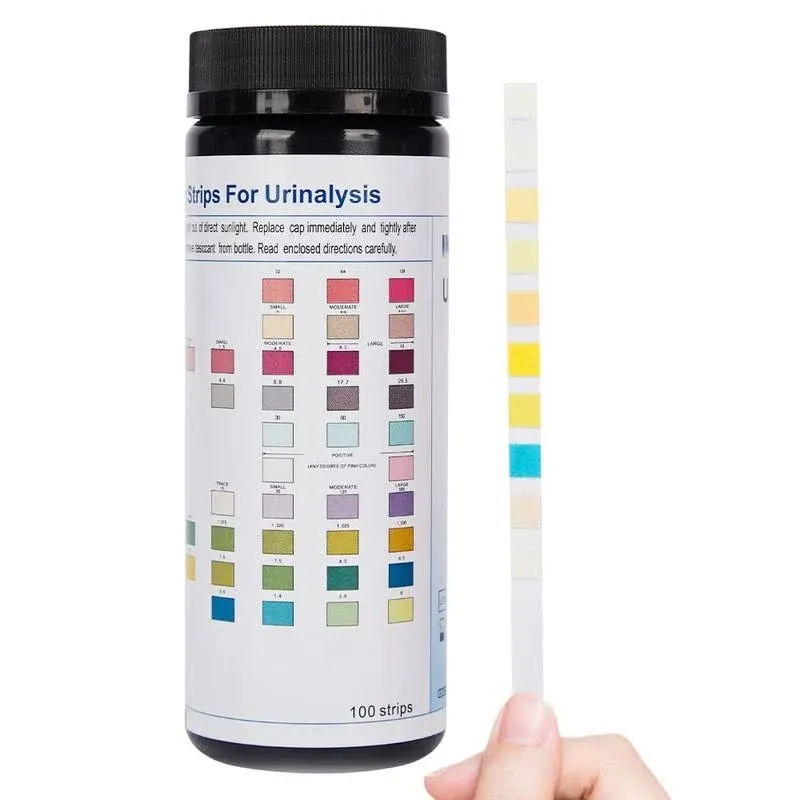 INVBIO Urs 9-in-1 Test Strips 9 Paras Protein/Ketone, UTI Test Kit, Liver ...