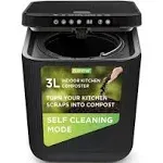 Nutrichef 3L Electric Kitchen Composter - Compost’<wbr/>s Organic Material &amp; Foo