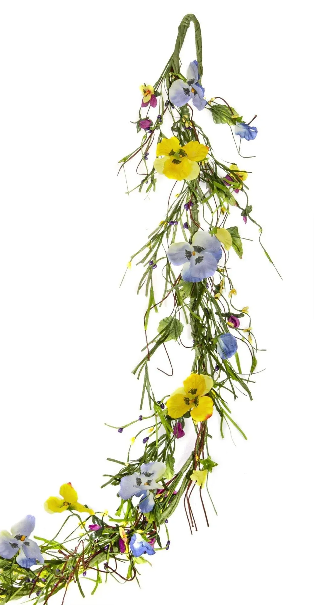 Mixed Pansy Garland - 5 Foot