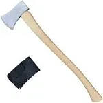 All-Purpose Axe with Hickory Handle,2.25lb Felling Axe,Great for Camping, Survival, Outdoors, Wood Cutting and Splitting