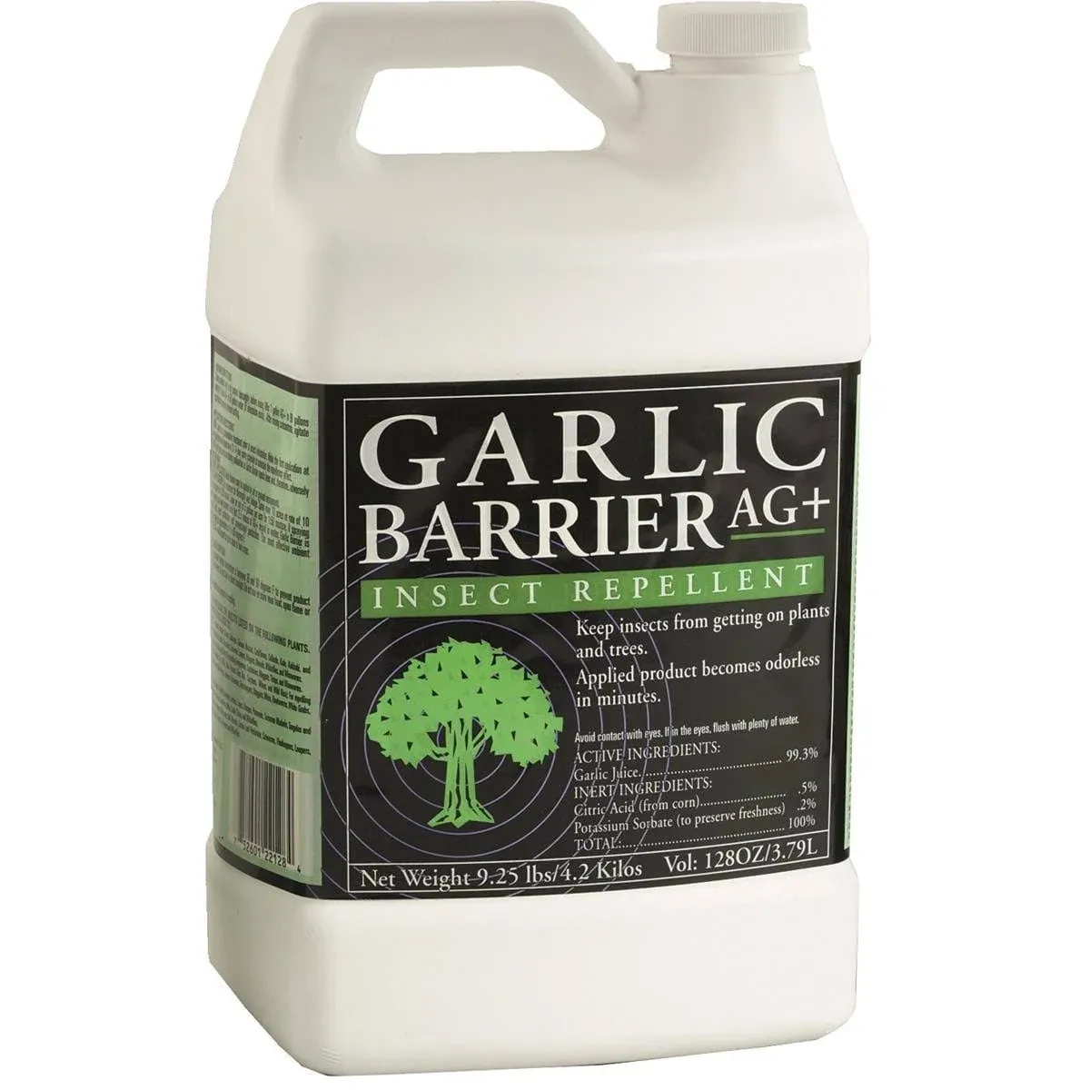 Garlic Barrier 2002 AG+ Liquid Spray, 1 Gallon, White