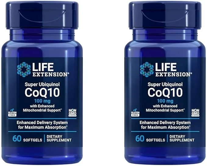 Super Ubiquinol CoQ10 100 MG 30 Gélule Par Life Extension