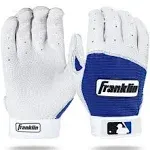 Franklin Pro Classic Adult Batting Gloves Pearl/Royal Medium