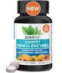 Zenwise - Papaya Digestive Enzymes for Digestive Health and Bloating Relief 30ct