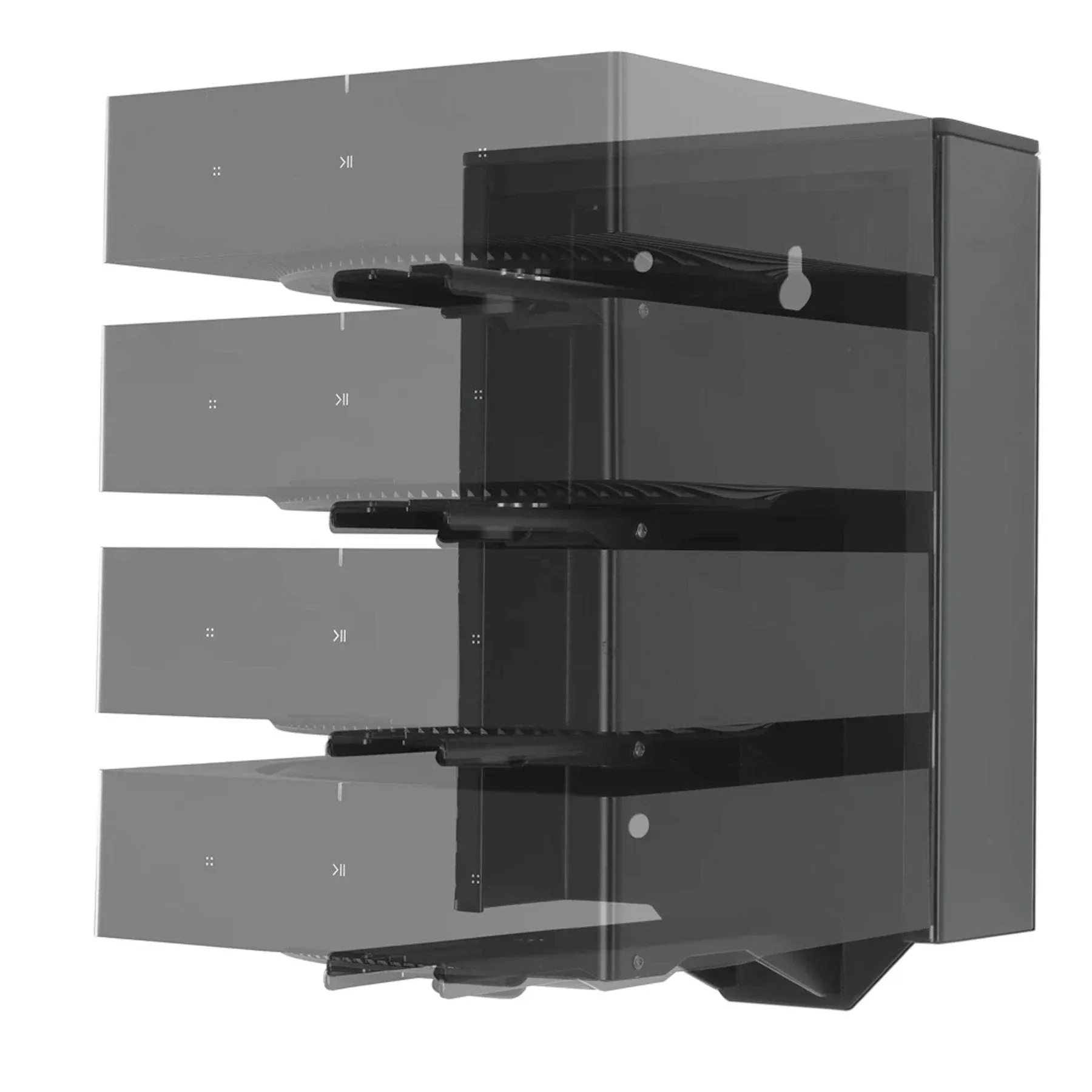 Flexson Dock for 4 Sonos Amps - Black Dock for 4 x Sonos Amps