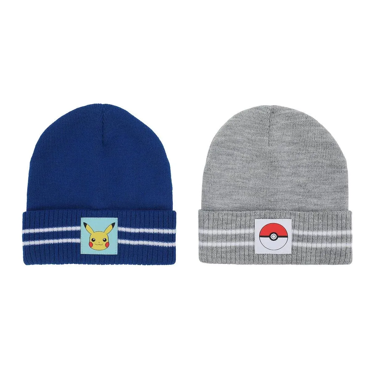 Pokemon Pikachu and Pokeball Youth Beanies (Pack of 2)