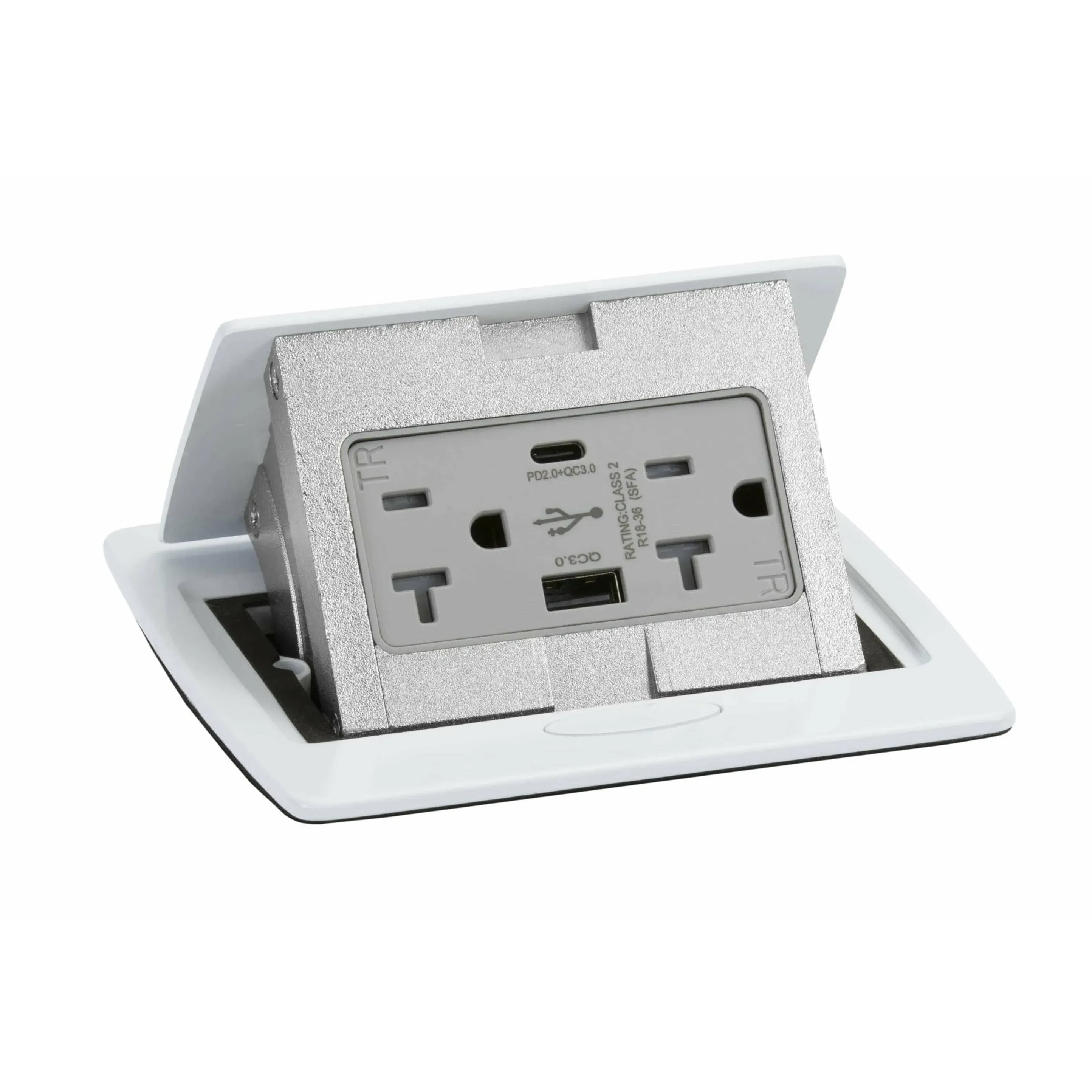 Kitchen Countertop Pop Up Charging USB A/C Ports