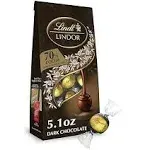 JÁCLER LINDT LINDOR 70% Extra Dark Chocolate Truffles, Dark Chocolate Candy with Smooth, Melting Truffle Center, Great for gift giving, 5.1 Oz Bag (70% Cocoa, 3 Pack)