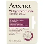 Aveeno 1% Hydrocortisone Anti- Itch Cream 1 oz