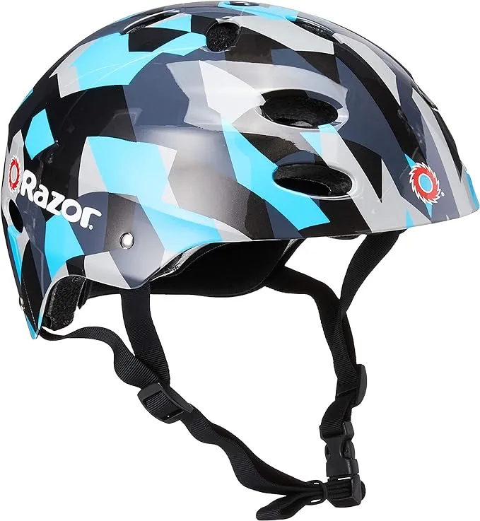 Razor V17 Multi-Sport Child's Helmet, Glossy Black