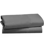  Luxuriously Soft Hotel Quality 600 Standard / Queen Pillowcases 04 - Grey