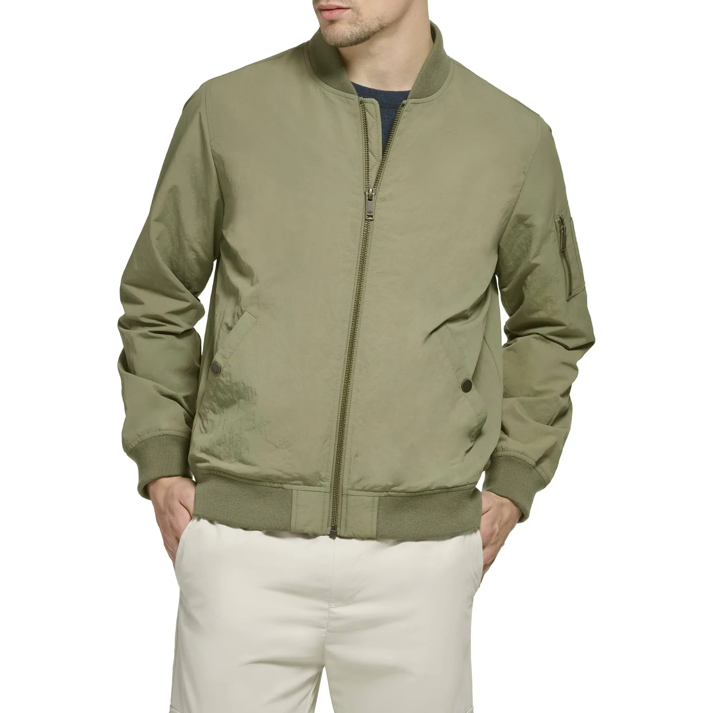 Dockers Recycled Sail Nylon Bomber Jacket - Men's - Green M