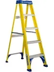 FS2005 Fiberglass Step Ladder, 5-Feet/250Lb, Yellow