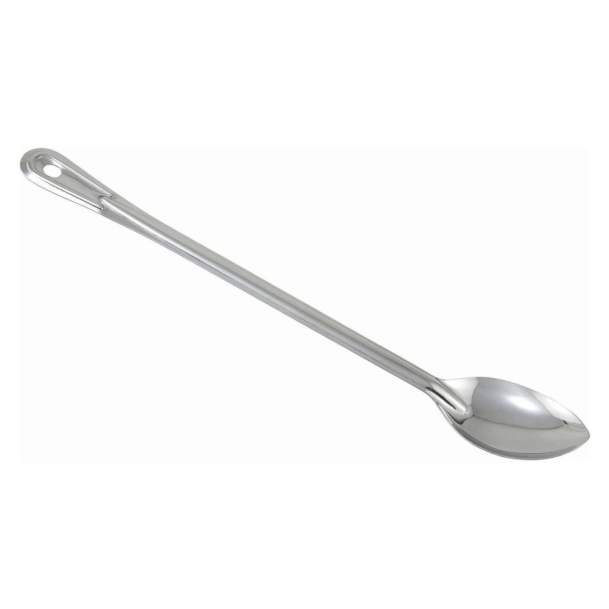 Winco Heavy-Duty Stainless Steel Basting Spoon - Various Sizes