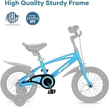 CHRUN Kids Bike 14 Inch Kid's Bike with Taining Wheels & Kickstand Prefect for Rider Height 36-42 Inch Children Bicycle for Boys Girls