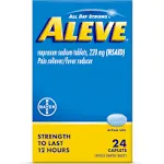 Aleve All Day Strong Pain Reliever/Fever Reducer, 220 mg, Caplets - 50 caplets