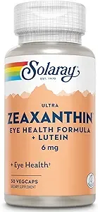 Solaray, Ultra Zeaxanthin, 6 mg, 30 Caps