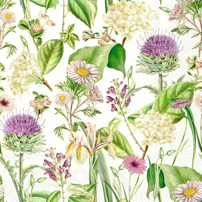 Wildflower Paper Cocktail Napkins Pack of 20