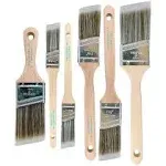 Vermeer Paint Brushes 6-Pack Angle Brushes in Assorted Sizes for All Latex and ...