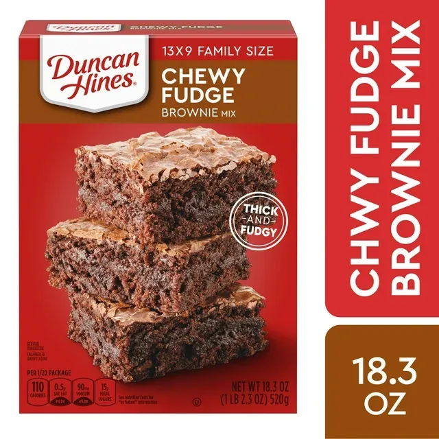 Duncan Hines Brownie Mix Chewy Fudge