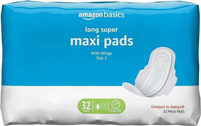  Toallitas Gruesas Con Alas Flexibles Para Periodos Menstruales, Muy Pesadas ...