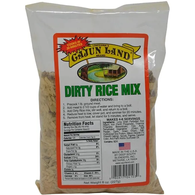 Cajun Land Dirty Rice Mix 8 oz