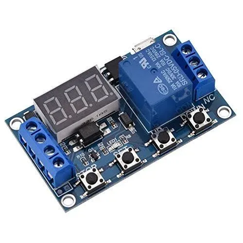 DC 6-30V Digital LED Relay Board Cycle Timing Circuit Switch Timer basic 