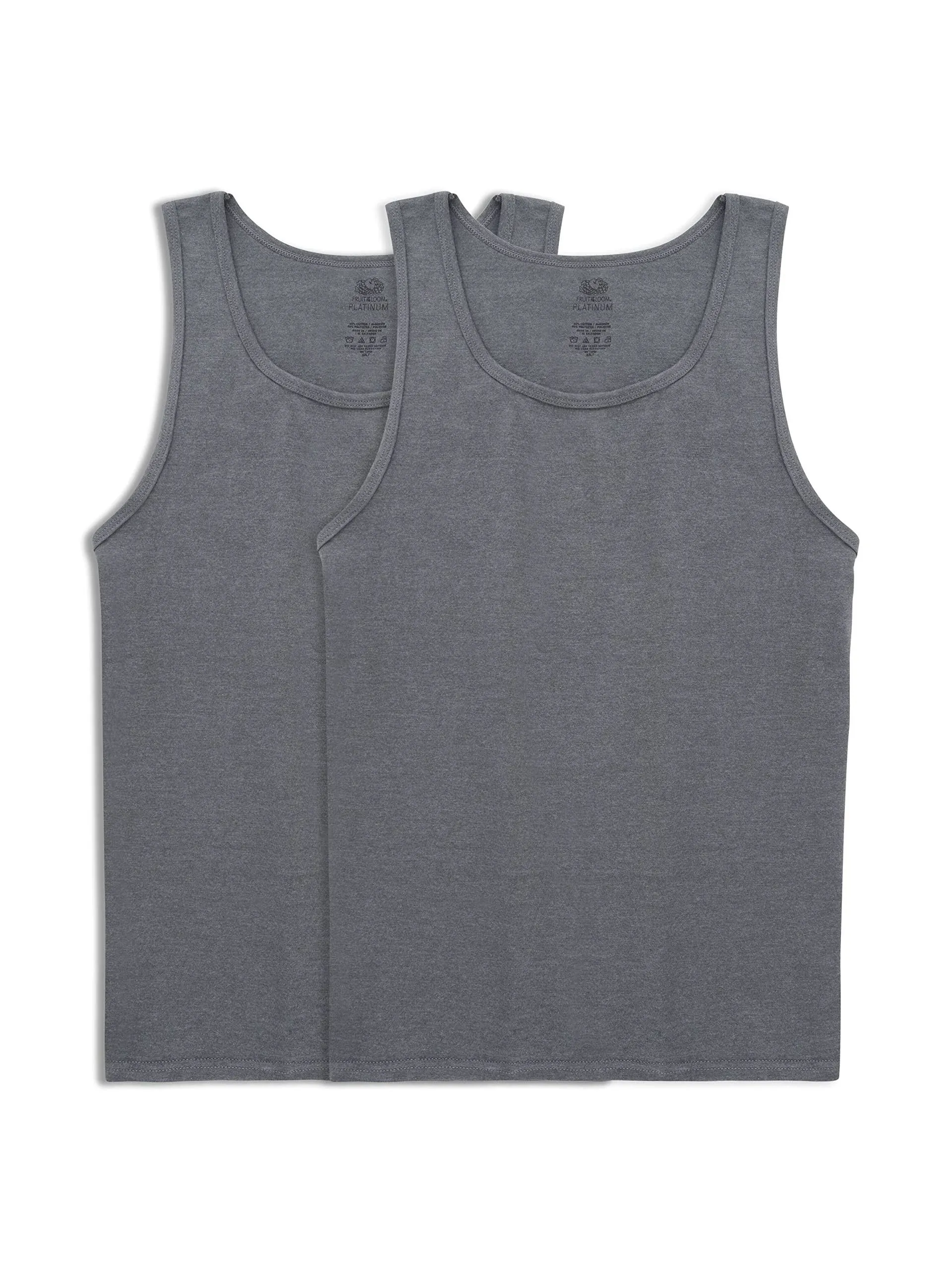 Fruit Of The Loom Men 2 Pack Tank 2PCM98