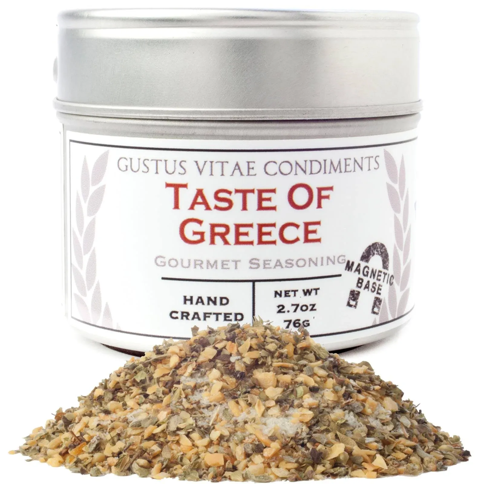 Gustus Vitae Condiments Taste Of Greece Gourmet Seasoning - 2.7 oz jar