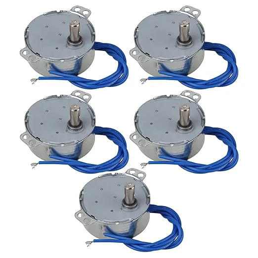 5pcs AC110V TYC-50 Non-directiona<wbr/>l Synchronous Motor 5-6rpm Silver