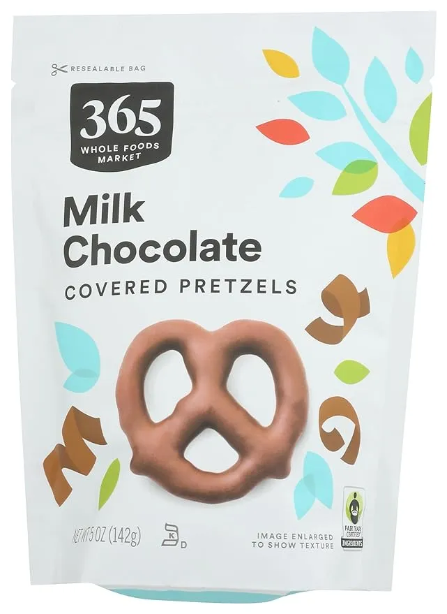 365 by Whole Foods Market, Milk Chocolate Pretzels, 5 Ounce