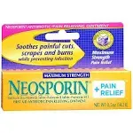 Neosporin Antibiotic/Pain Relieving Cream, Pain Plus Relief - 0.5 oz tube