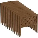 Greenes Fence Lattice Picket Border Fence 19.5 in. L x 19 in. H (12-