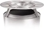 Solo Stove Yukon Heat Deflector, with 3 Detachable Legs, Accessory for Yukon Fire Pit, Captures and redirects Warmth, 304 Stainless Steel, (HxDia) 11 x 30 in, 10 lbs