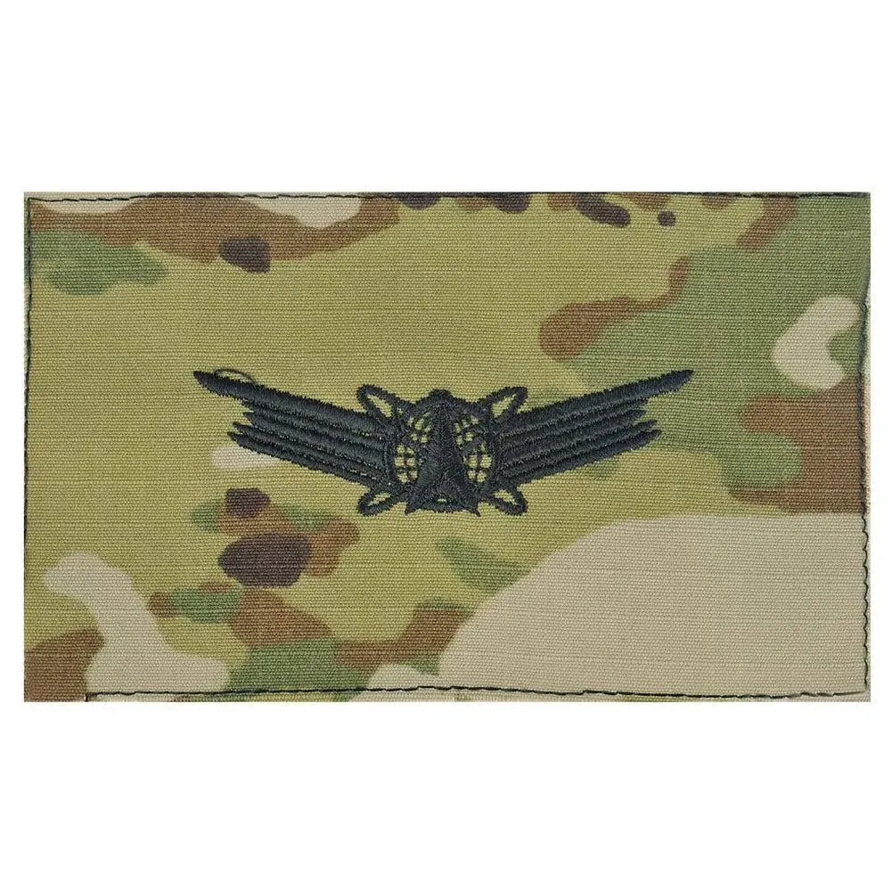 Army Embroidered Badge on OCP Sew on Space Basic