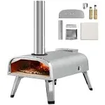 Pizza Oven 12 in Wood Pellet Outdoor Pizza Oven (Grey) USA SHIPPER!!