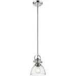 Gwynn Isle 7 Inch Dome Pendant 1 Light - Chrome