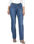 Wrangler Womens High Rise True Straight Fit Jean