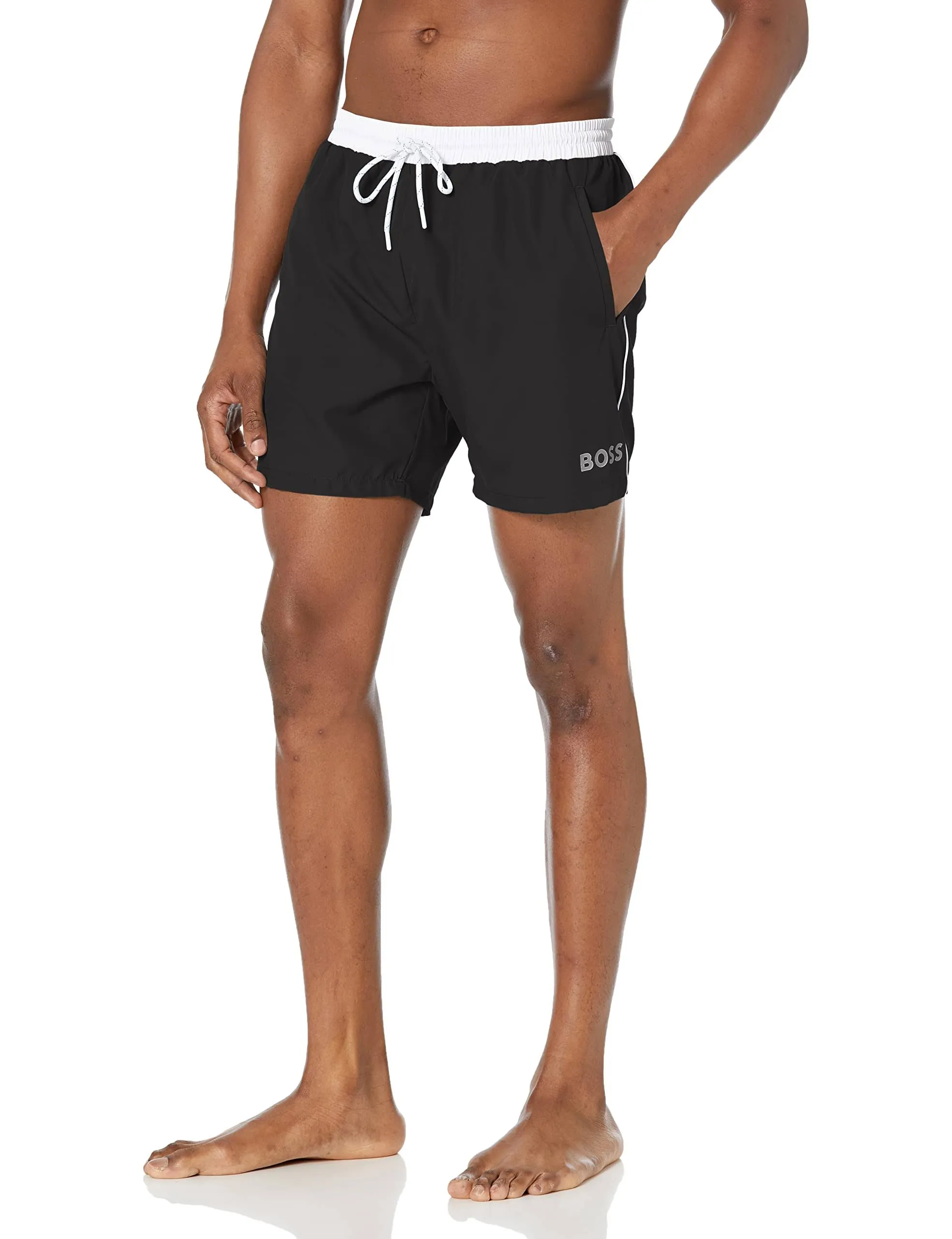 Hugo Boss Starfish Swim Trunks Black