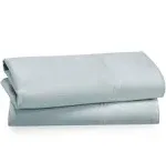 California Design den Luxe Smooth Sateen Solid Pillowcases - King Seafoam Pillowcase - 100% Sateen Cotton - 600 Thread Count