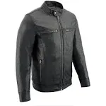 Milwaukee Leather Men's Premium Leather Fashion Casual Jackets SFM