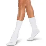 SmartKnit Seamless Wide Diabetic Coolmax Crew Socks