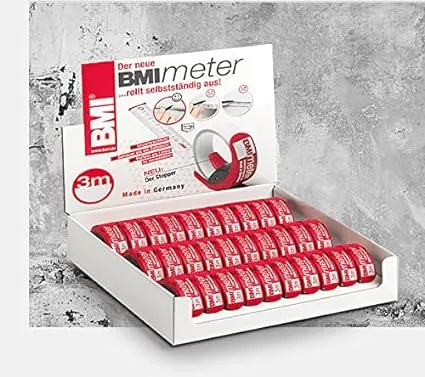 BMI BM42935 3 M Metric and Imperial Meter Tape - White