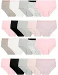 Fruit of The Loom Girls Cotton Brief Underwear, 20 Pack Panties Sizes 4 - 16, Girl's