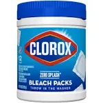 Clorox Control Bleach Packs, Regular, 12 Tabs/Pack, 6 Packs/Carton